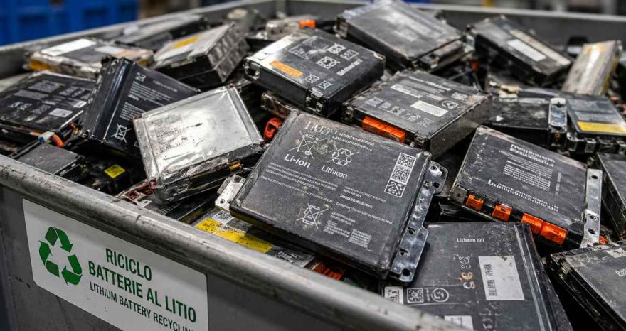 Rinnovabili • Riciclo batterie al litio: fino al 65% dei metalli in 1 minuto