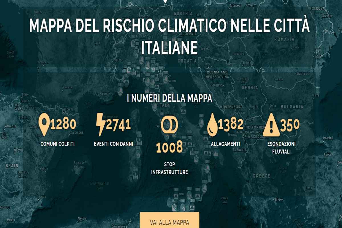 Ciclone Erminio: emergenza crisi climatica nel centro sud Italia