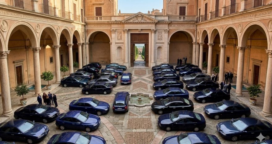 Rinnovabili • Auto blu: la transizione ecologica dello Stato italiano innesta la retromarcia e ci regala il brutto esempio