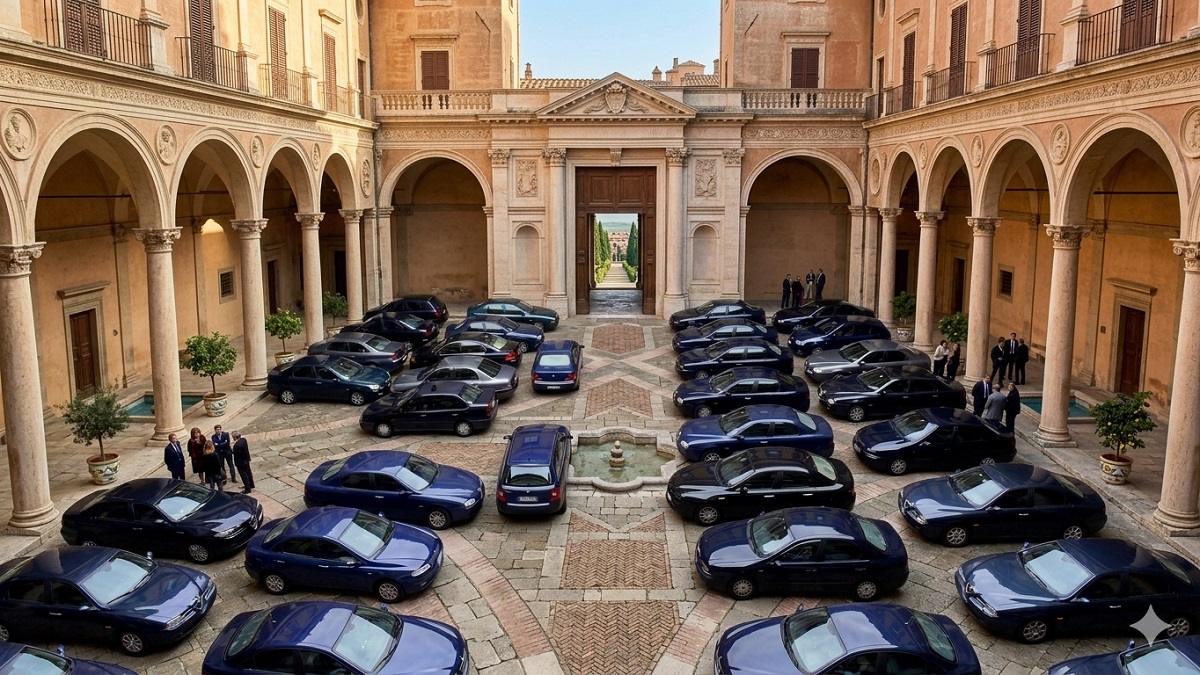 Rinnovabili • Auto blu: la transizione ecologica dello Stato italiano innesta la retromarcia e ci regala il brutto esempio