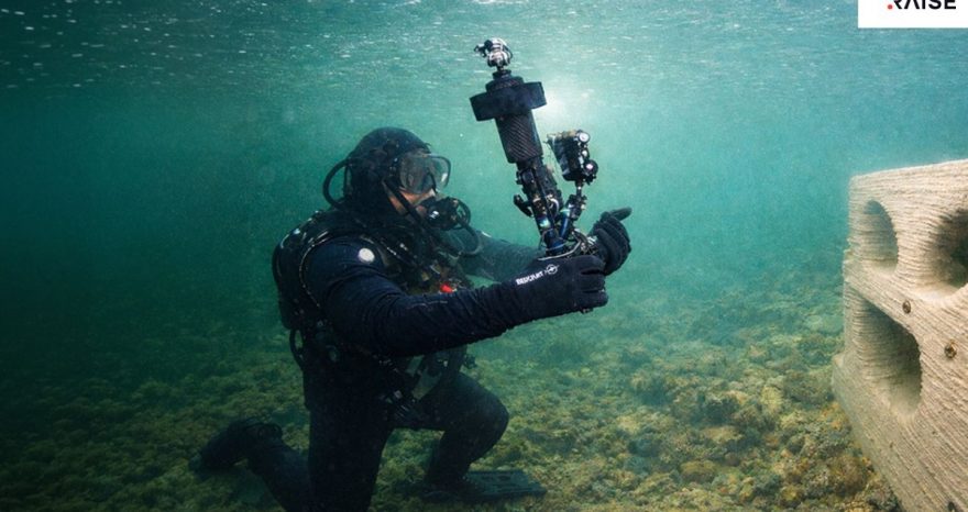 Rinnovabili • Gusci di mitili trasformati in bio-reef stampati in 3D: il laboratorio subacqueo del RAISE