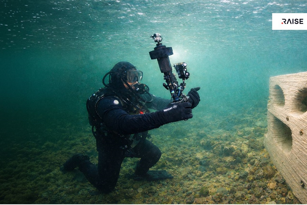 Gusci di mitili trasformati in bio-reef stampati in 3D: il laboratorio subacqueo del RAISE