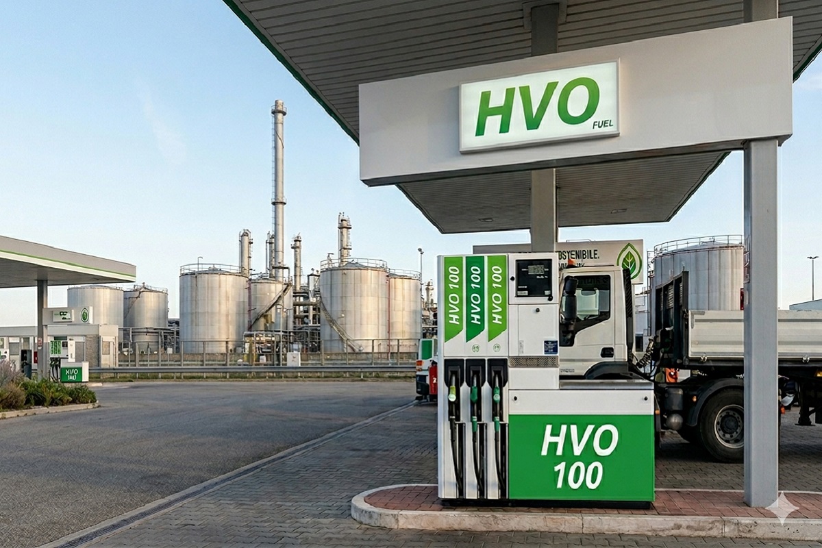 Pieno di biocarburante HVO? Più caro del 79% rispetto alla ricarica elettrica