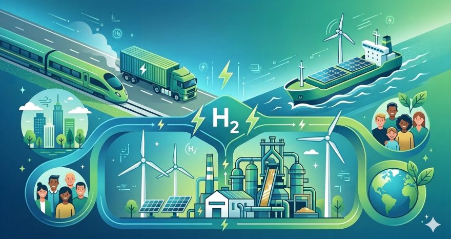 Rinnovabili • Misurato il valore sociale dell’idrogeno verde: ecco dove “rende” di più