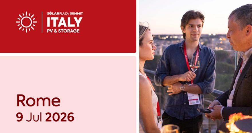 Rinnovabili • Solarplaza Summit Italy 2026, il 9 luglio a Roma