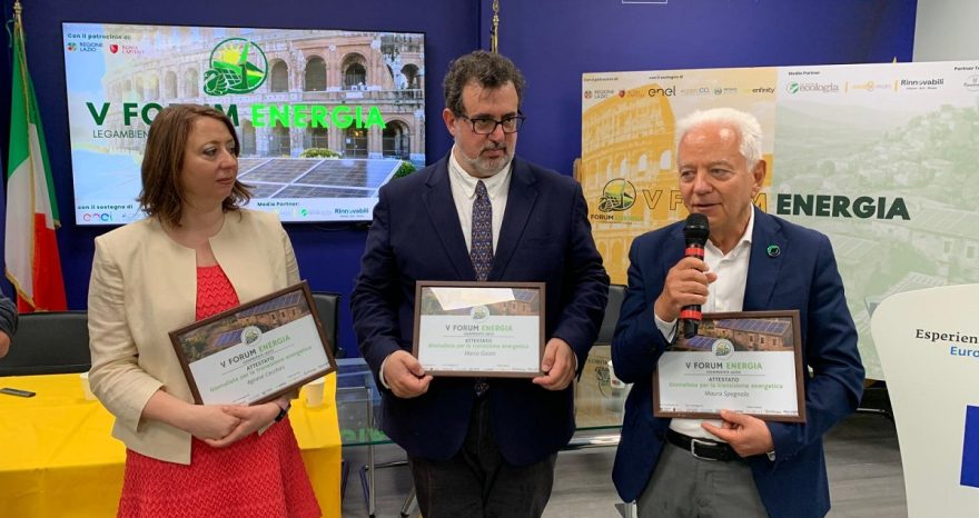 Rinnovabili • Premio V Forum Energia Legambiente al direttore di Rinnovabili. Spagnolo: 