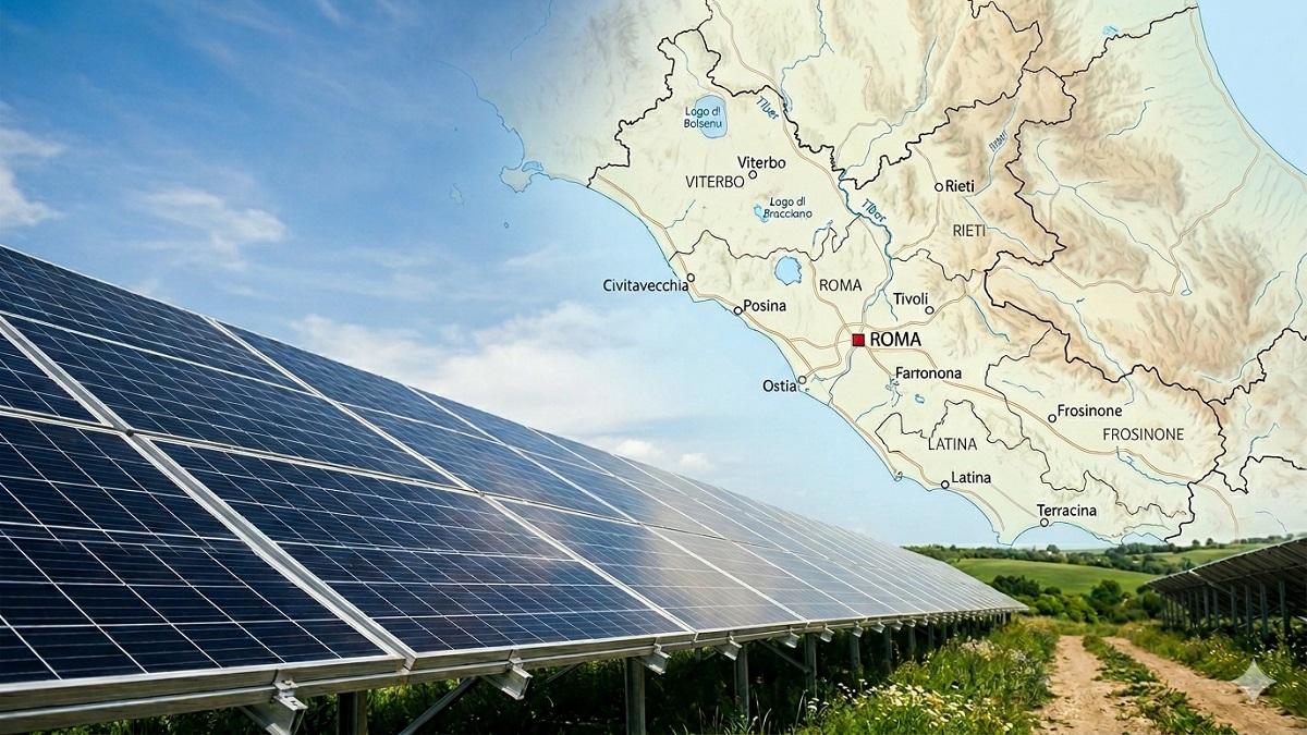 Transizione energetica, il Lazio è tra le regioni più virtuose secondo la piattaforma Italy for Climate