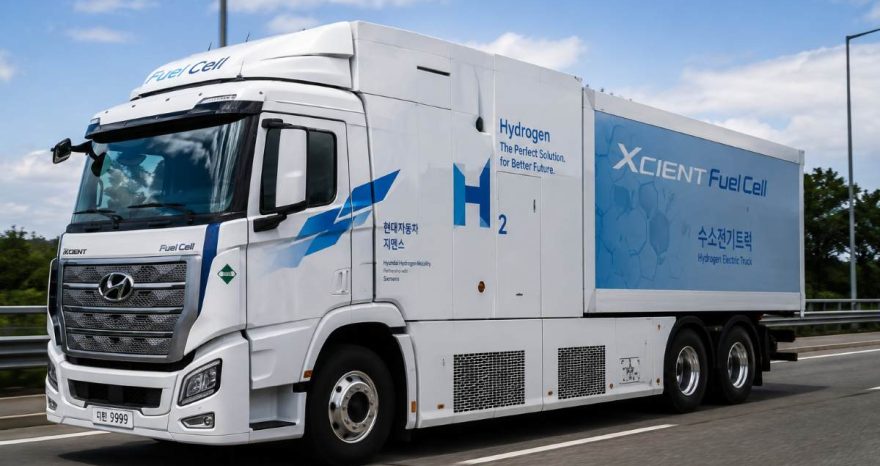 Rinnovabili • Camion a idrogeno: fino al 55% in meno dei costi oltre 300 km