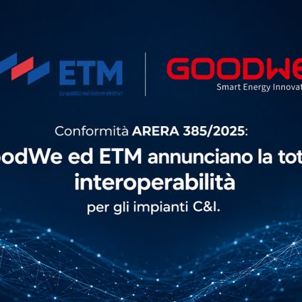 Rinnovabili • Delibera ARERA 385/2025: GoodWe ed ETM insieme per l'interoperabilità