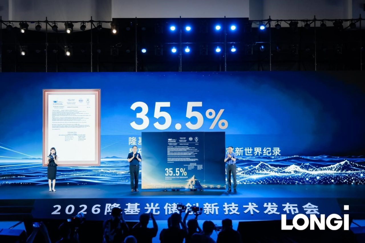 Rinnovabili • L’infinita sfilza di record LONGI: il fotovoltaico Si-perovskite raggiunge il 35,5% d’efficienza