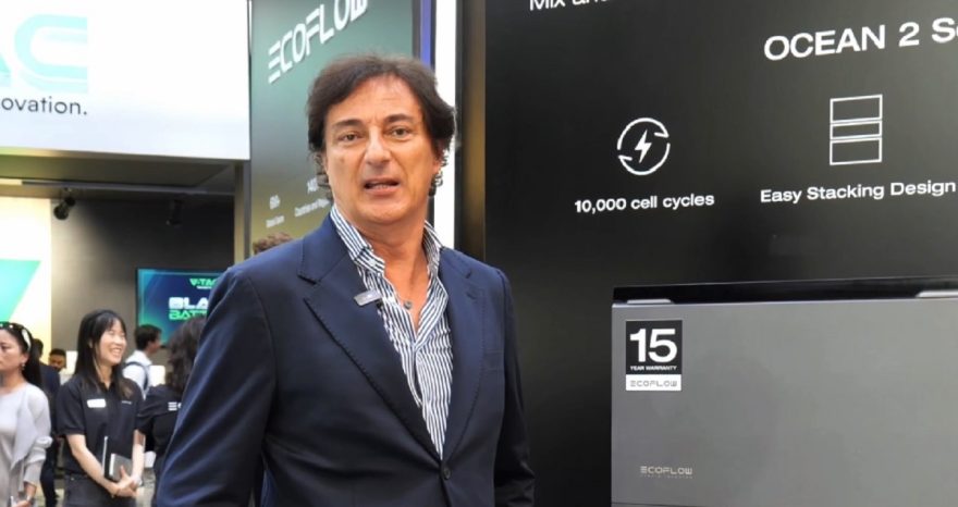 Rinnovabili • EcoFlow, tutte le novità del big player cinese a Interosolar 2026. La video-intervista a Ciuffarella, Country Manager Italia
