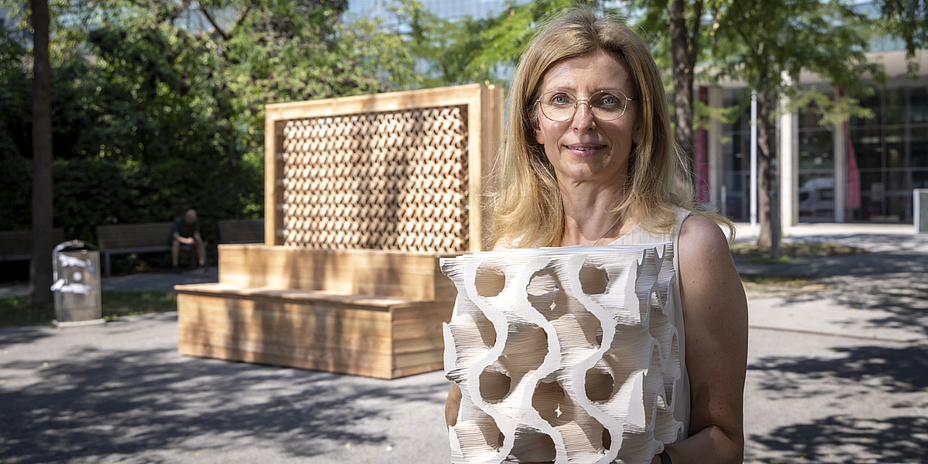 Cubi di ceramica per raffreddare le isole di calore urbane