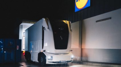 Rinnovabili • Camion a guida autonoma, il test in Germania per la grande distribuzione