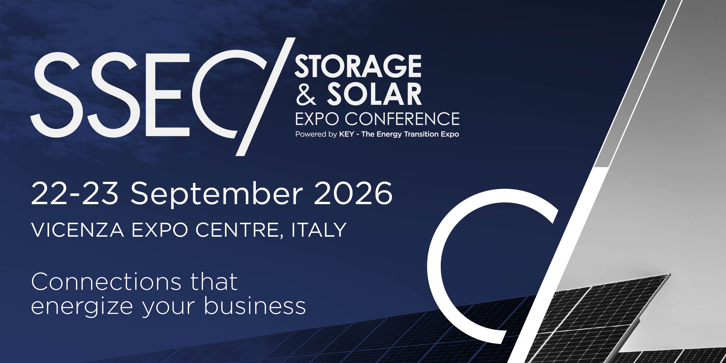 Rinnovabili • Conto alla rovescia per “SSEC - Storage & Solar Expo Conference”: Vicenza punto d’incontro della Filiera 
