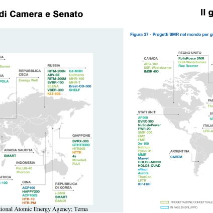 Rinnovabili • Nucleare: Da Uffici studi di Camera e Senato informazione appositamente manipolata sugli SMR