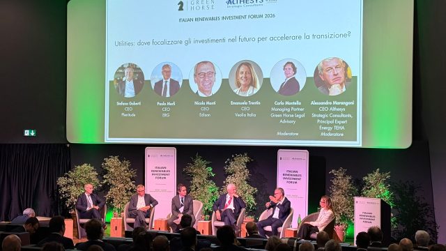 Rinnovabili • Green Horse Advisory e Althesys - TEHA Group: al via a Roma l’Italian Renewables Investment Forum 2026