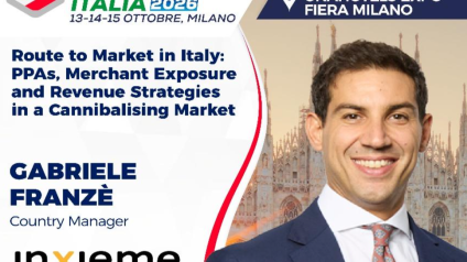 Rinnovabili • Inxieme Energia sponsor PPA dell'evento di riferimento per il settore delle rinnovabili e dell'energia in Italia: Energyear 2026.